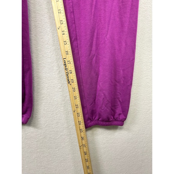 LIVI Active Purple Jogger Sweatpants Women's Size 14 16 Drawstring Elastic Waist - Picture 5 of 9